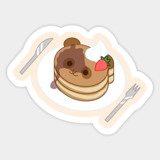 panda pancakes Sticker